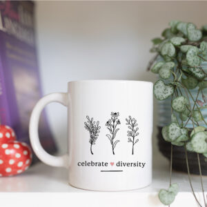 Celebrate diversity mug