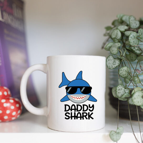 Daddy shark mug