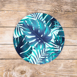 Turquoise delicious monster mousepad