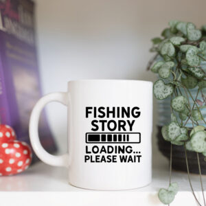 Fishing story loading please wait mug