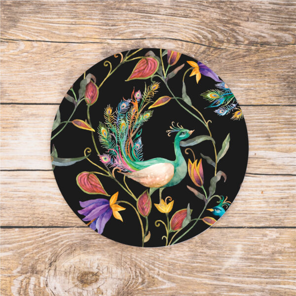 flambouyant peacock-mouse-pad