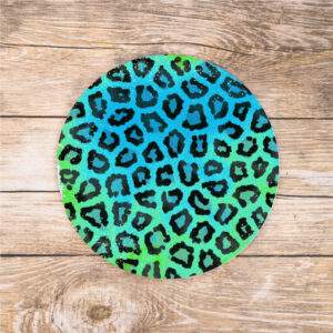 Great and blue animal print mousepad