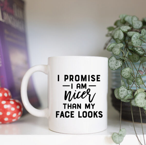 I promise I am nicer than my face looks