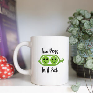 Two peas in a pod mug
