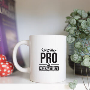 I put the pro in procrastinate mug