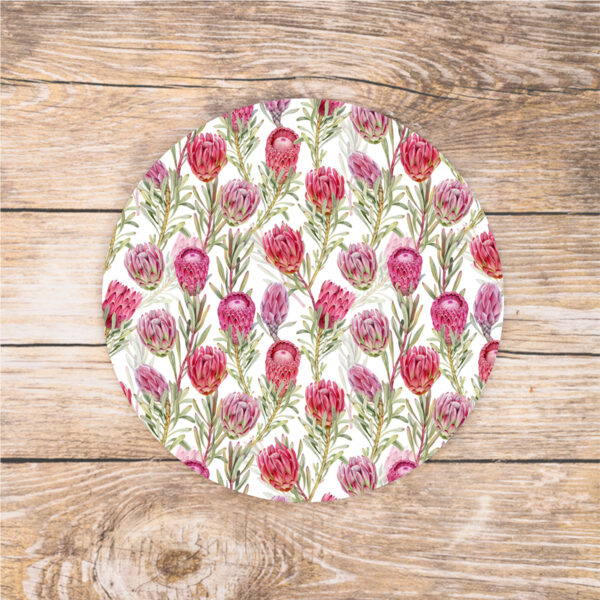 Protea print mousepad