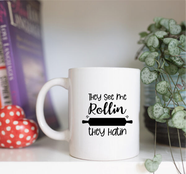 they see me rollin mug