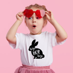 Bunny hop t-shirt and babygrow