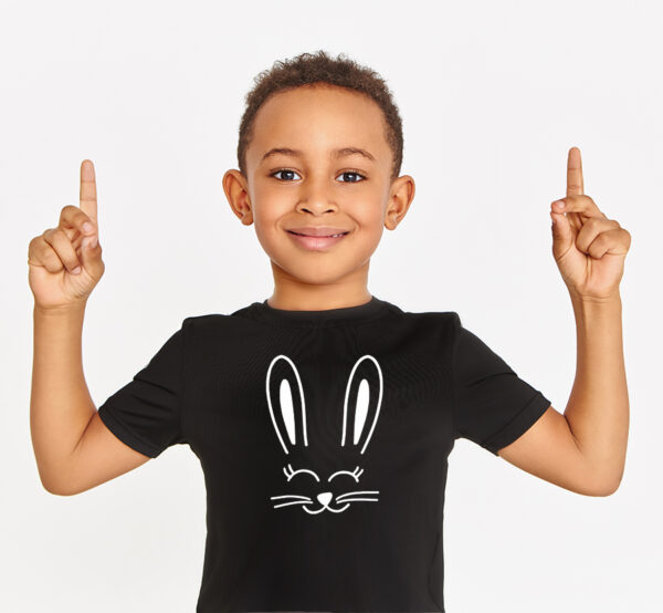 Bunny face t-shirt and babygrow - Image 3