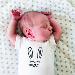Bunny face t-shirt and babygrow