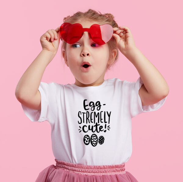 Egg-stremely t-shirt and babygrow
