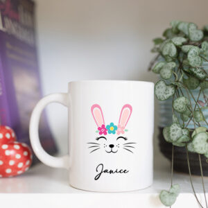 Personalised easter bunny mug