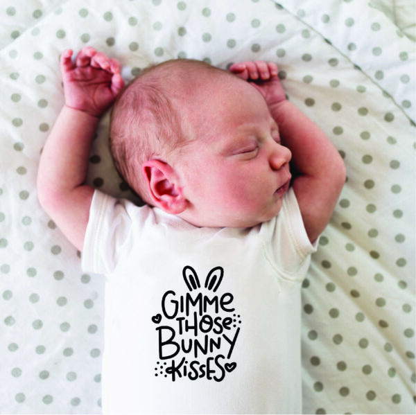 Gimme those bunny kisses babygrow - Image 2