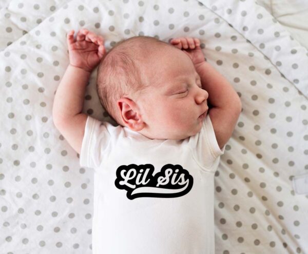 Lil sis babygrow