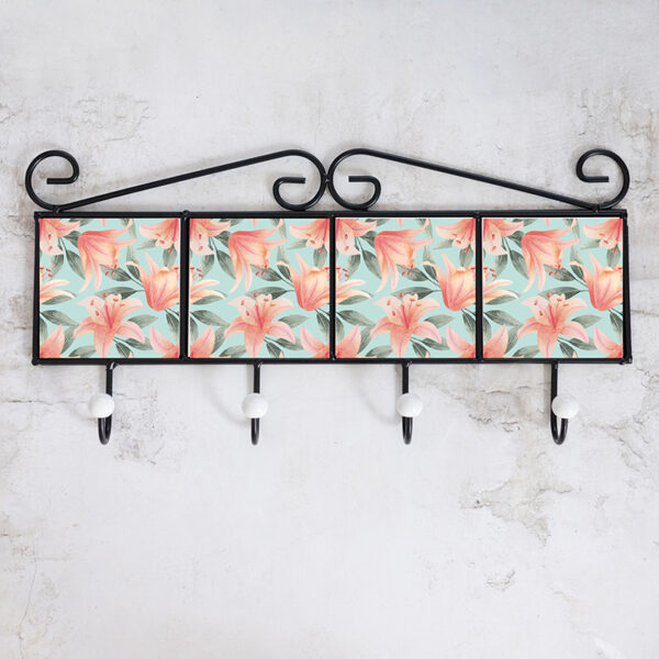 Hibiscus coat hanger