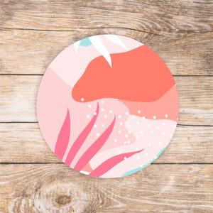 Abstract memphis mousepad