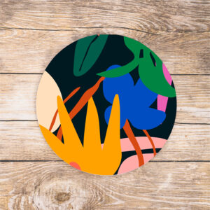 Abstract tropical mousepad