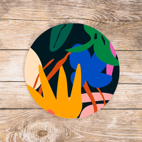 Abstract tropical mousepad