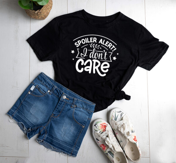 Spoiler Alert I don't care t-shirt - Image 2