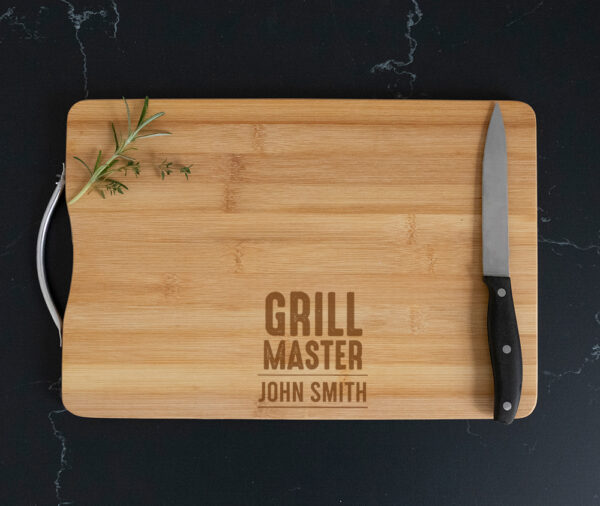 Personalised Grill Master chopping board
