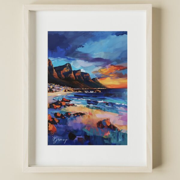 image of the twelves apostles in Cape Town at sunset